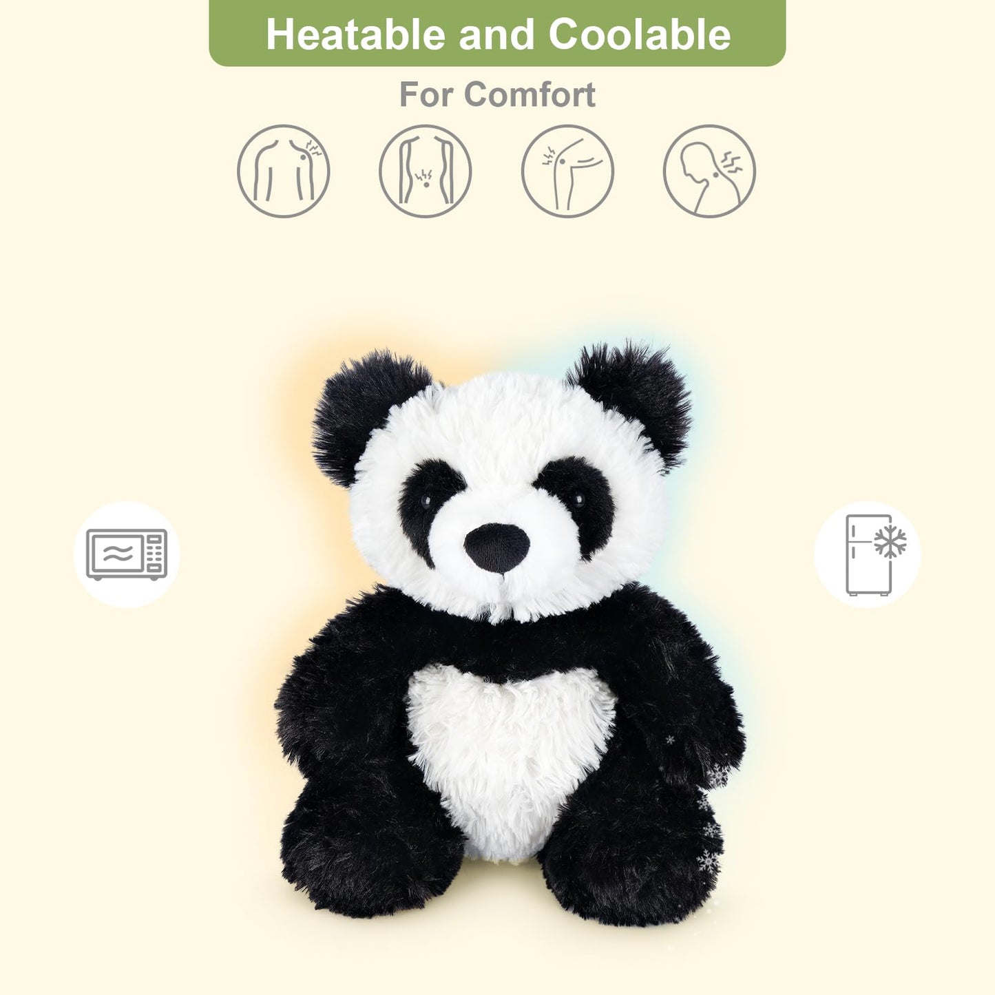 Coussin chauffant Koala pour soulagement crampes, stress & détente, peluche parfum lavande