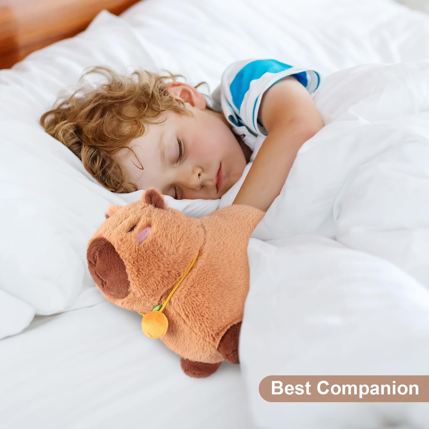 Peluche Capybara Chauffante et Réfrigérante – Soulagement Stress & Détente, Parfum Lavande, Cadeau pour Enfants et Adultes