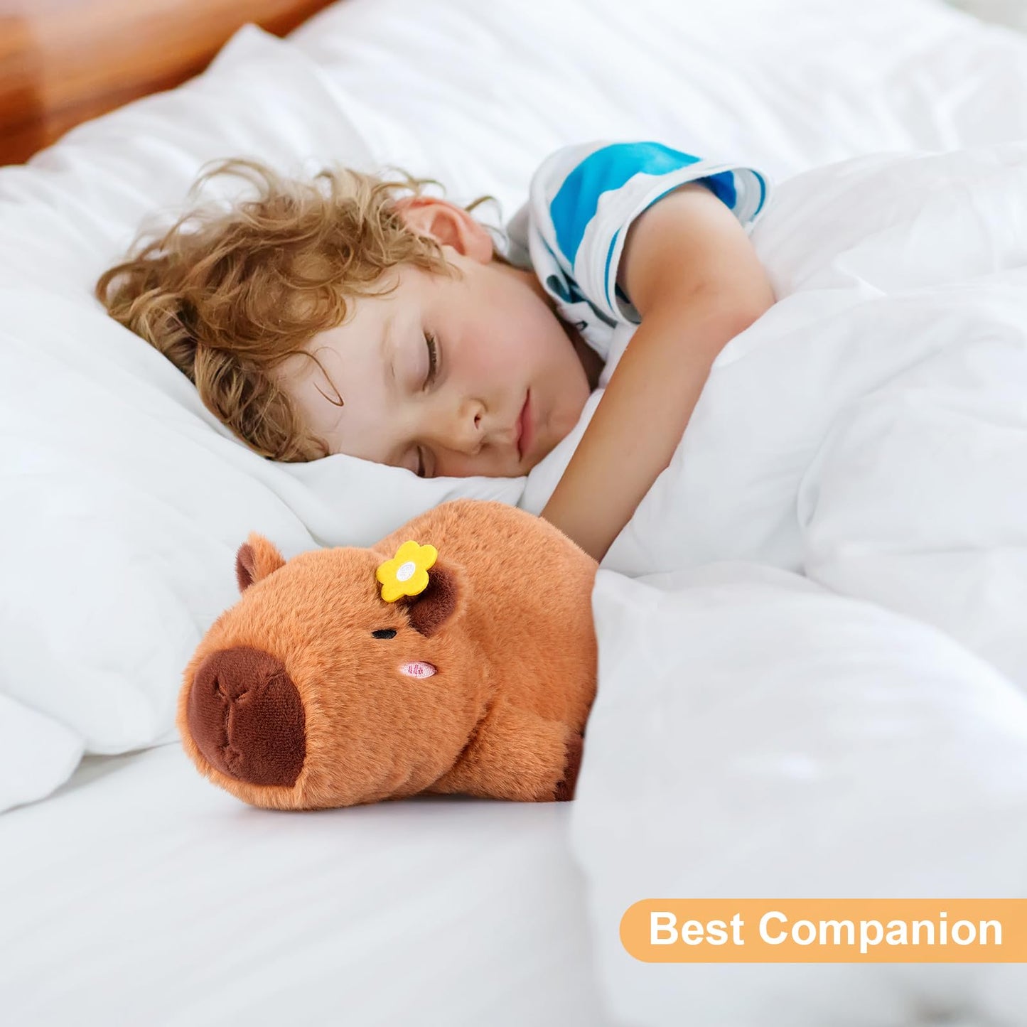 Peluche Capybara Chauffante et Réfrigérante – Soulagement Stress & Détente, Parfum Lavande, Cadeau pour Enfants et Adultes